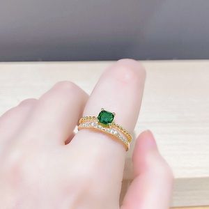Green Gemstone Ring